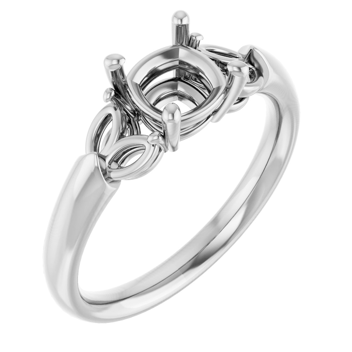 Accented Engagement Ring