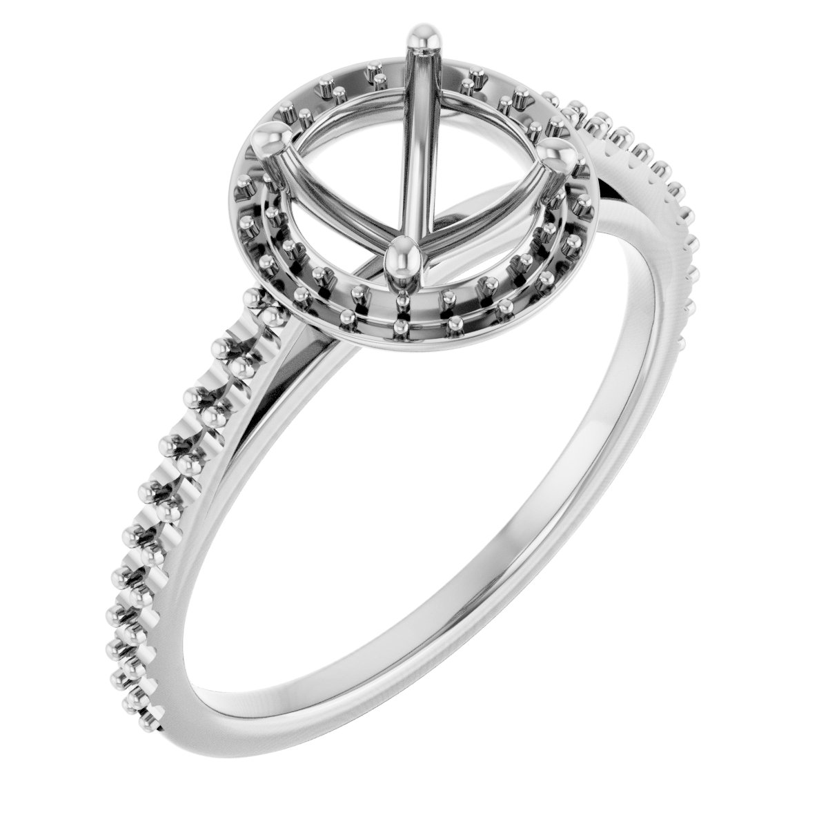 Halo-Style Engagement Ring