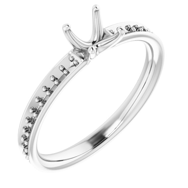 Accented Engagement Ring