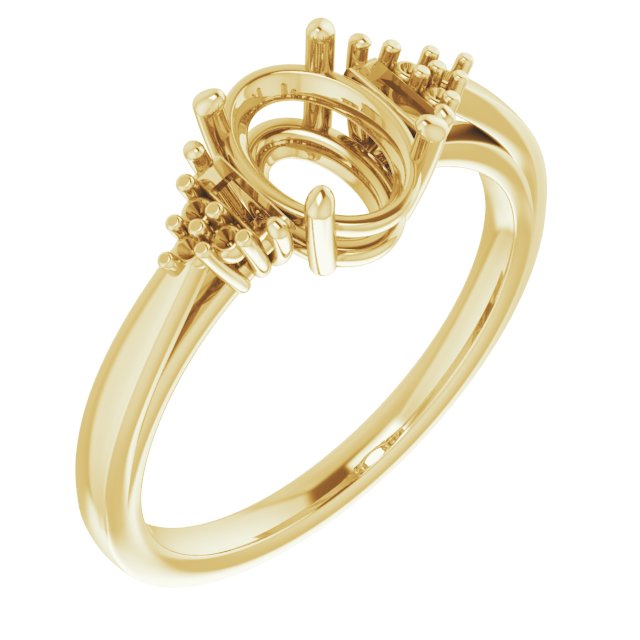 Accented Engagement Ring