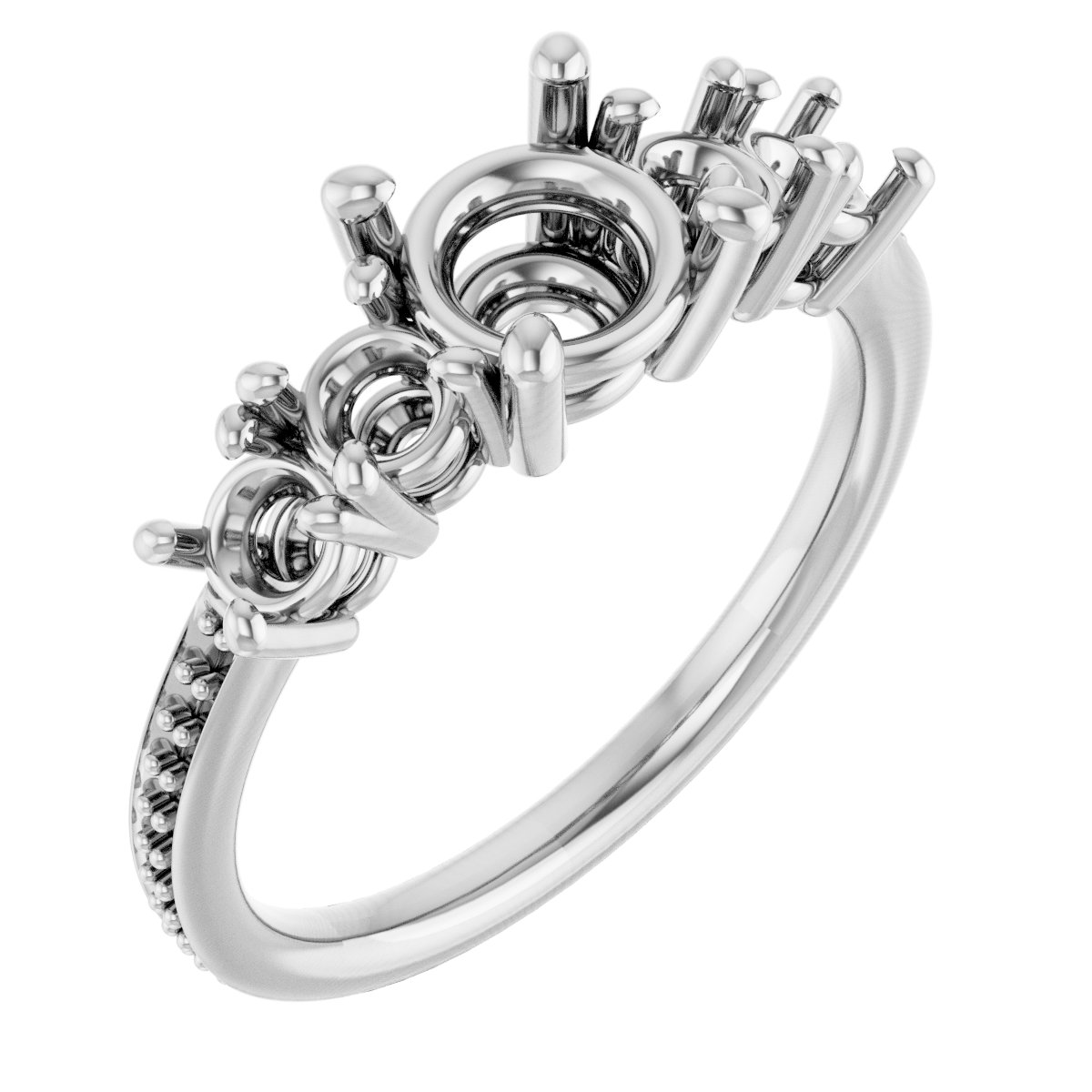 Accented Engagement Ring