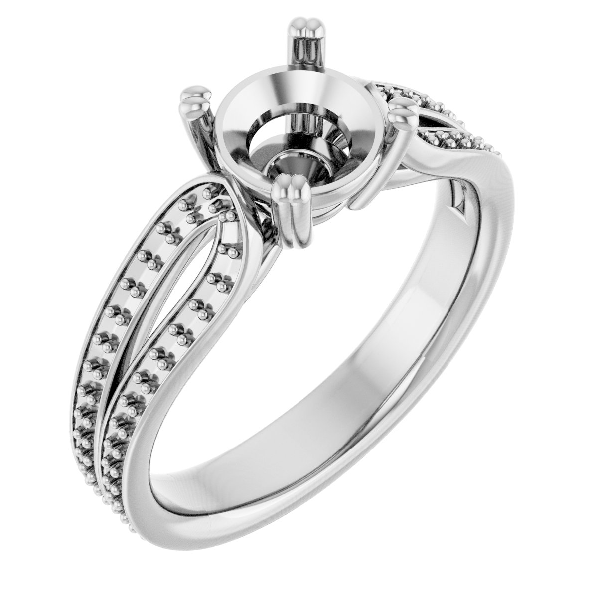 Accented Engagement Ring