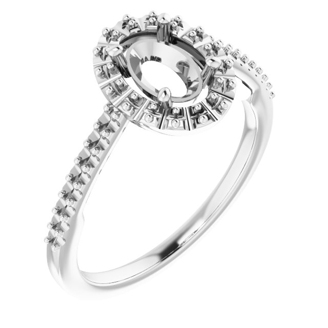 Halo-Style Engagement Ring