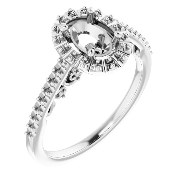 Halo-Style Engagement Ring