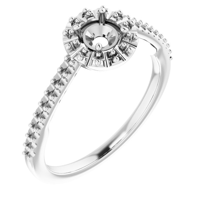 Halo-Style Engagement Ring
