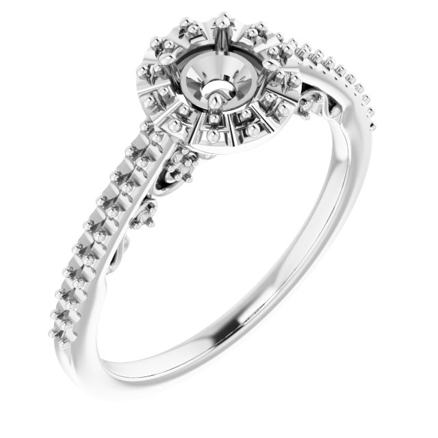 Halo-Style Engagement Ring