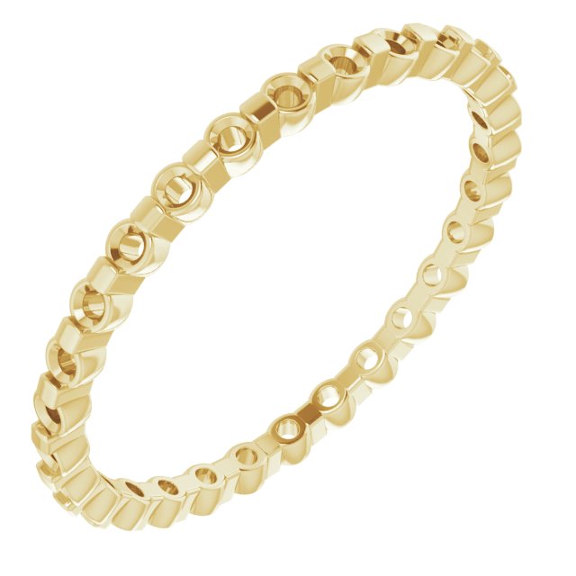 14K Yellow .375 CTW Diamond Eternity Band Ref 12679466