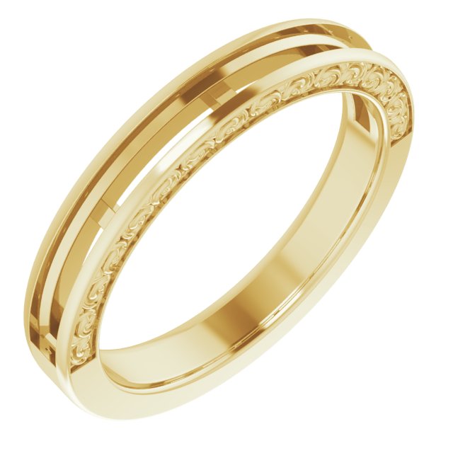 14K Yellow 1/2 CTW Natural Diamond Anniversary Band