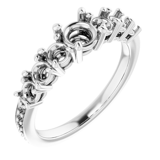 Accented Engagement Ring