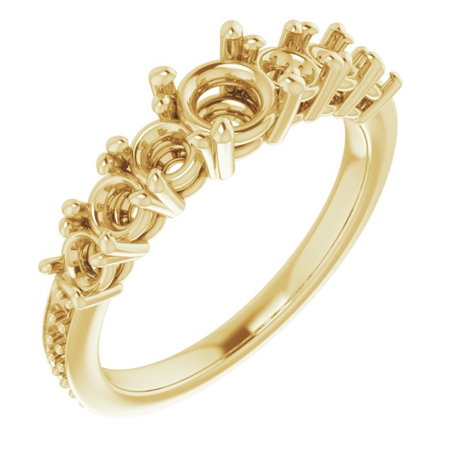 Accented Engagement Ring