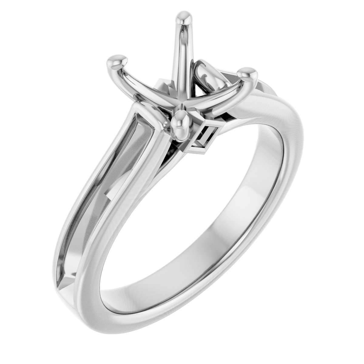 Accented Engagement Ring