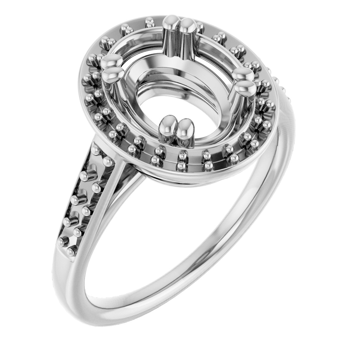 Halo-Style Engagement Ring