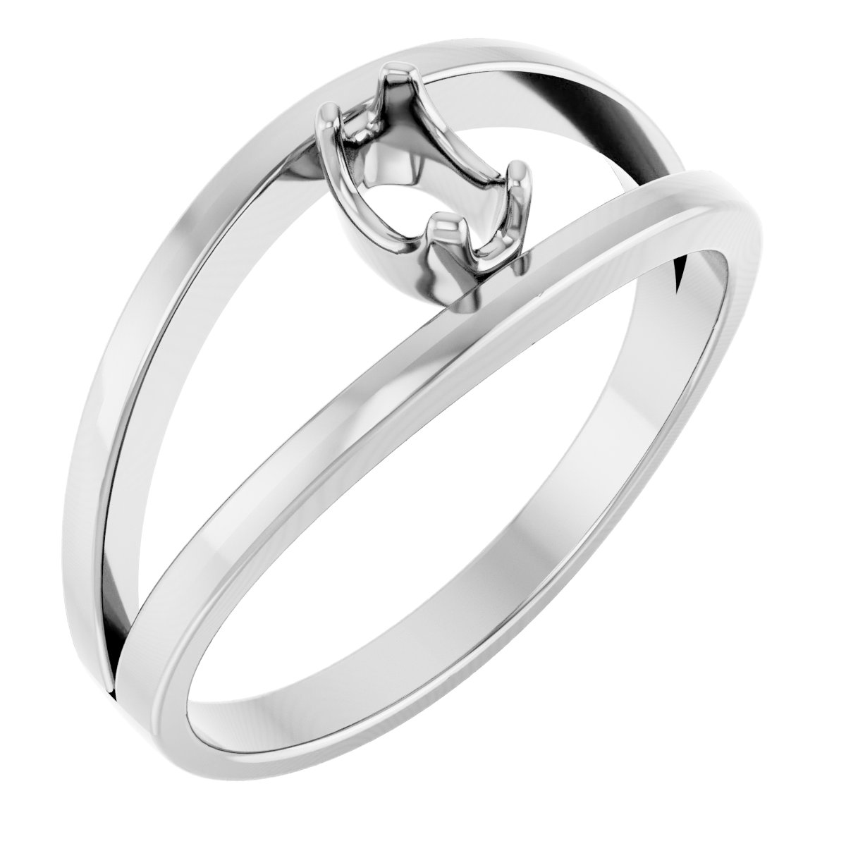 Family Negative Space Ring