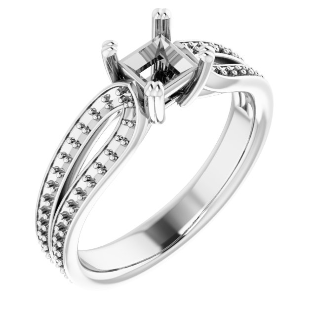 Accented Engagement Ring