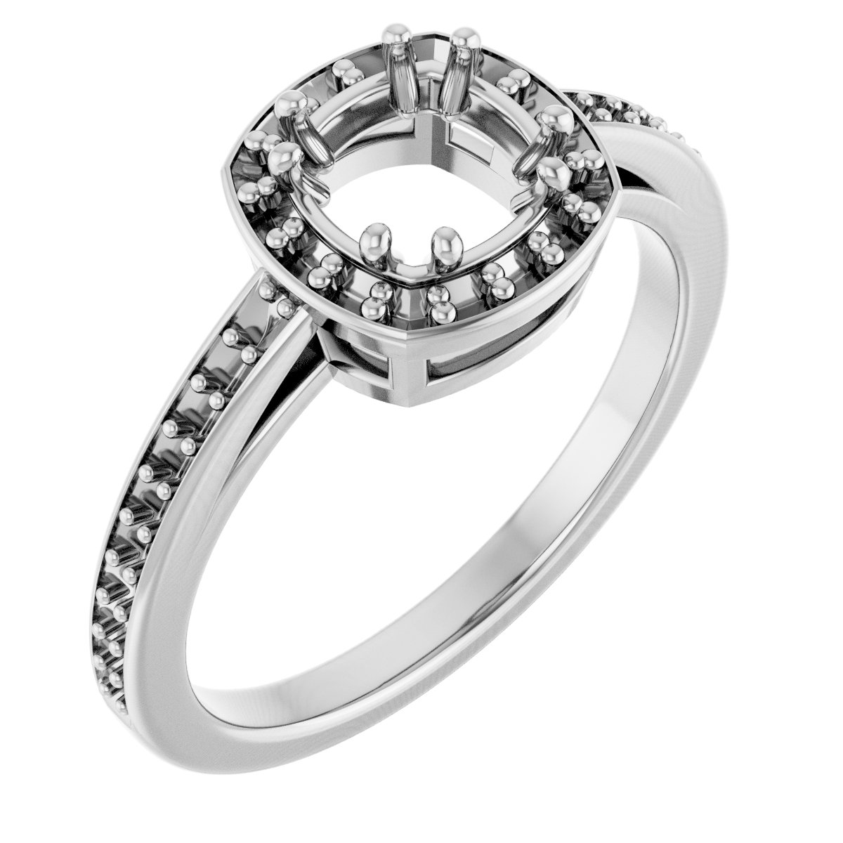 Halo-Style Engagement Ring