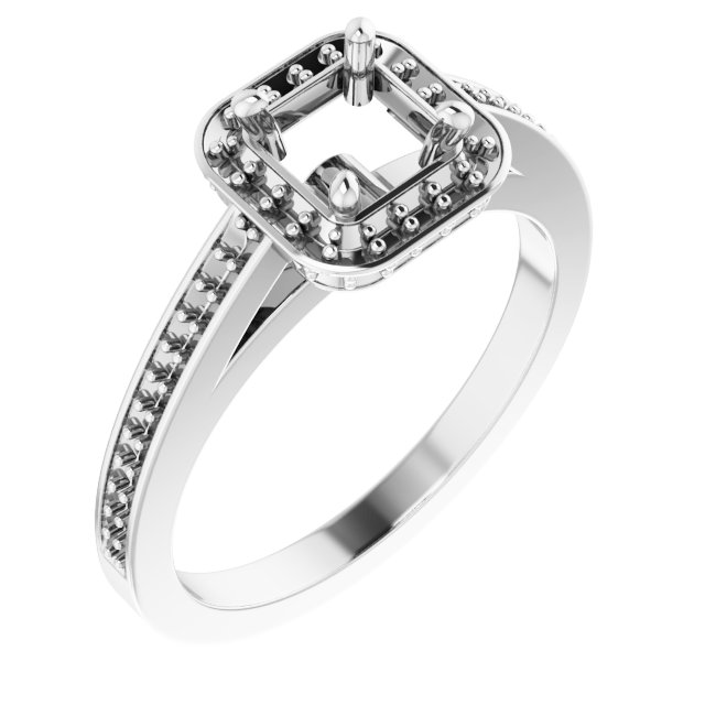 Halo-Style Engagement Ring