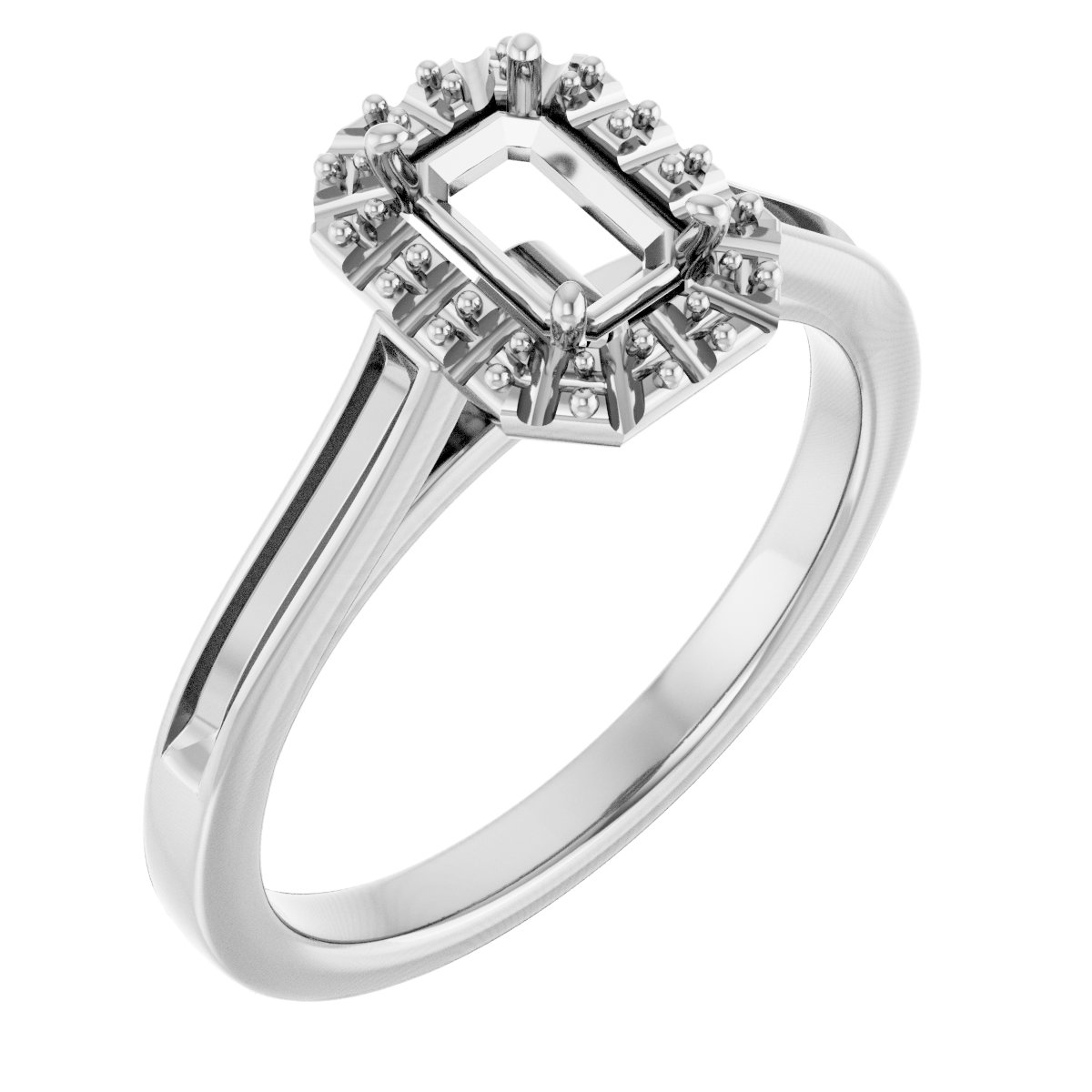 Halo-Style Engagement Ring