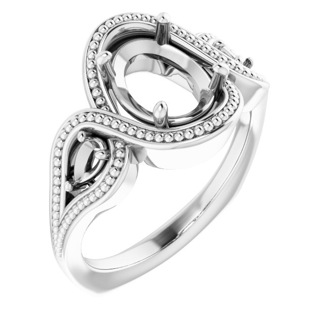 Beaded Criss-Cross Ring
