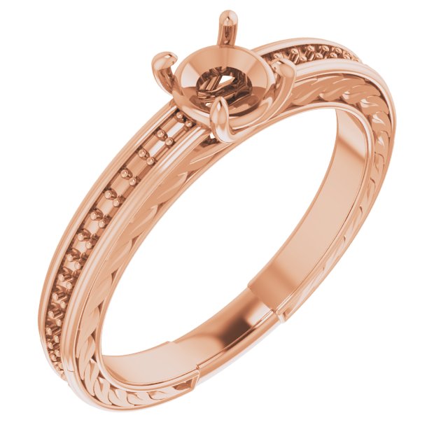 Accented Engagement Ring