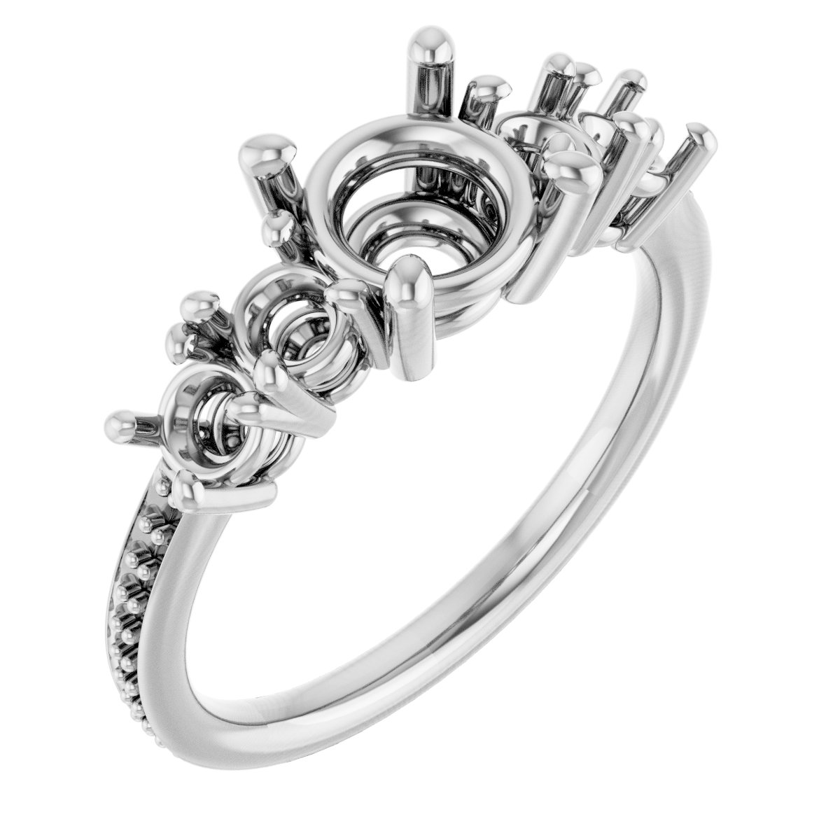 Accented Engagement Ring