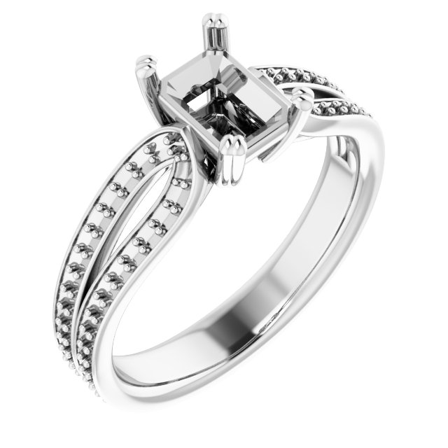 Accented Engagement Ring