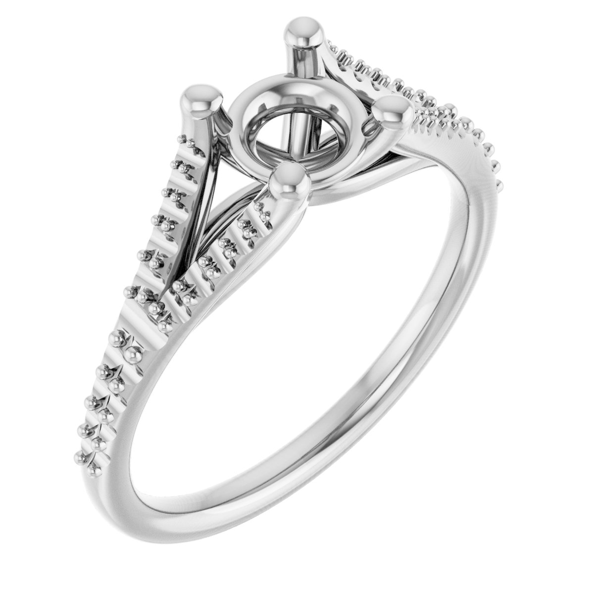 Accented Engagement Ring