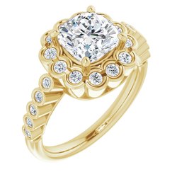 Accented Bezel Ring