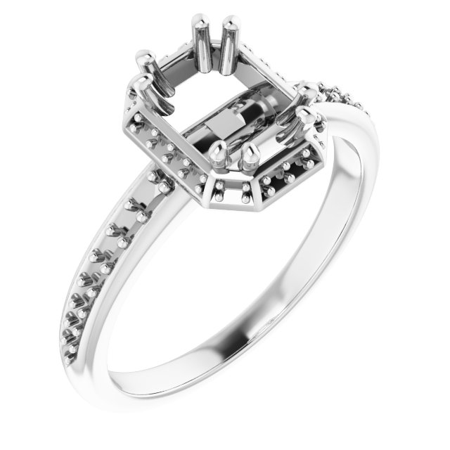 Halo-Style Engagement Ring