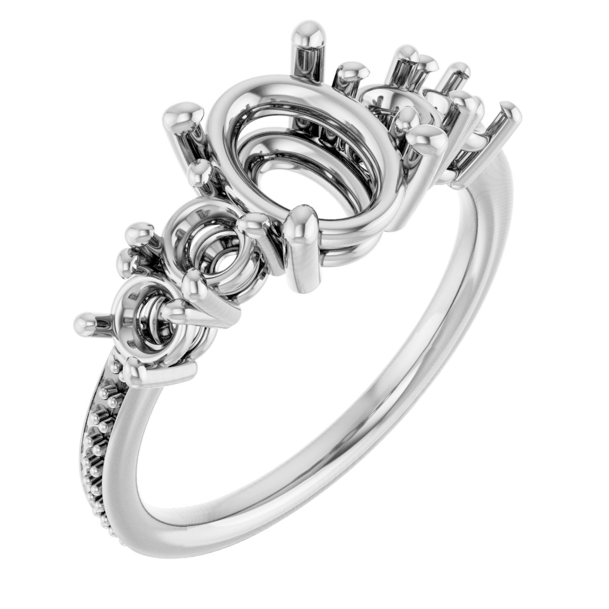 Accented Engagement Ring