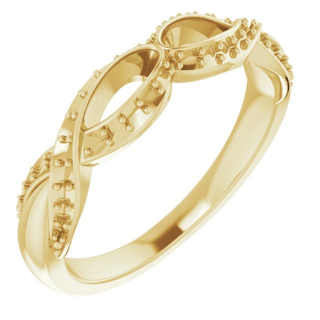 14K Yellow 1/4 CTW Natural Diamond Anniversary Band