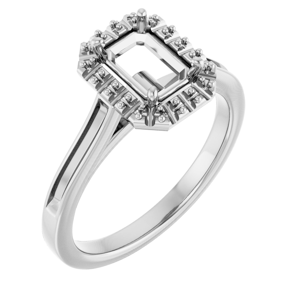 Halo-Style Engagement Ring