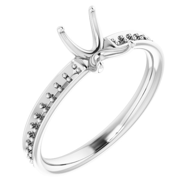 Accented Engagement Ring