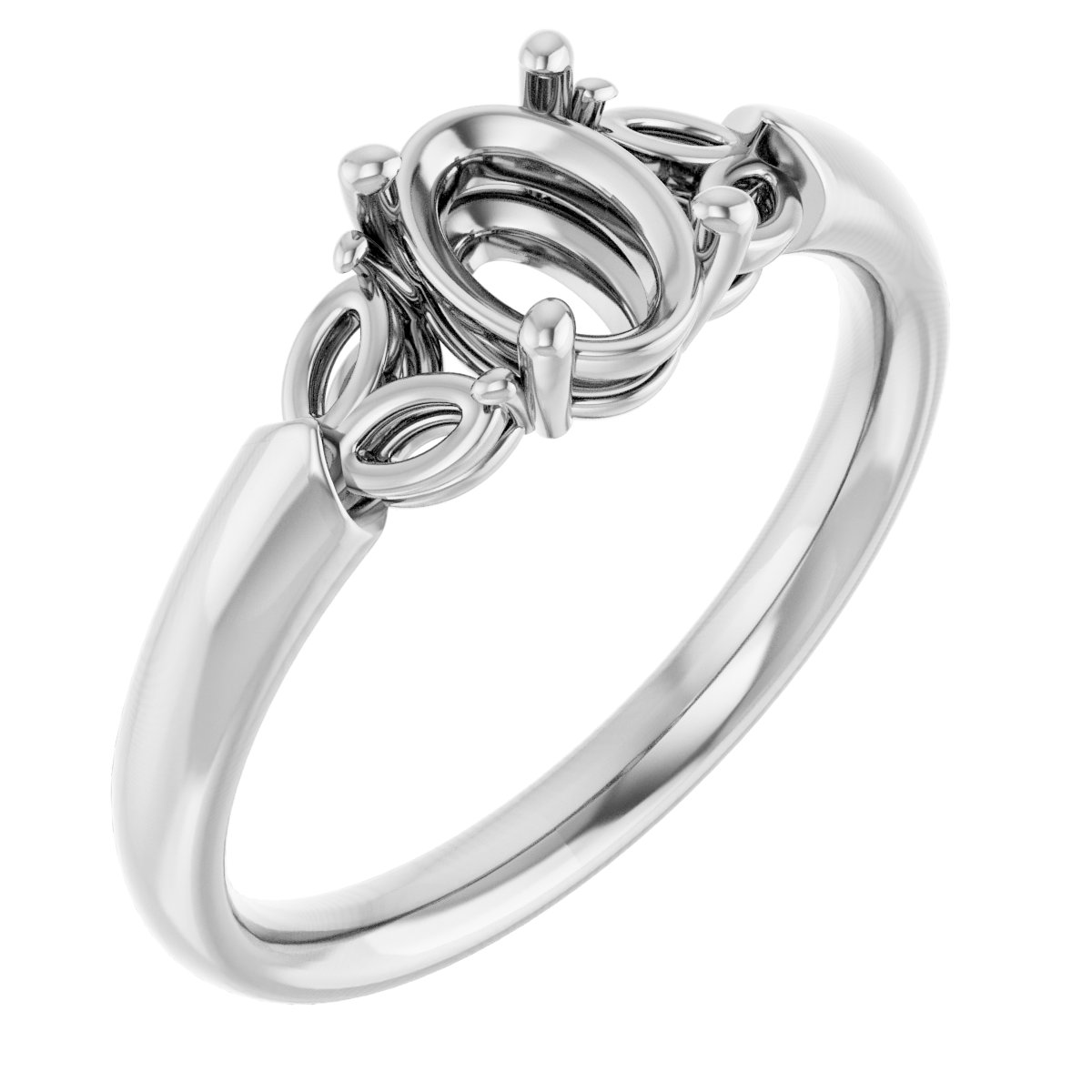 Accented Engagement Ring