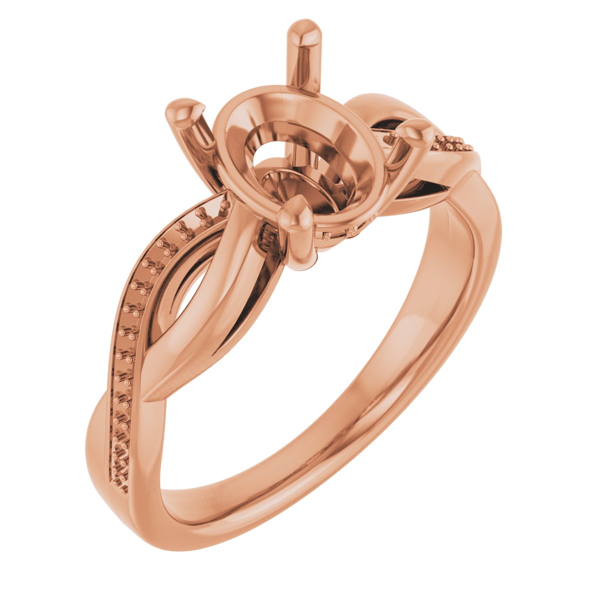 Oval Engagement Ring · 9x7mm