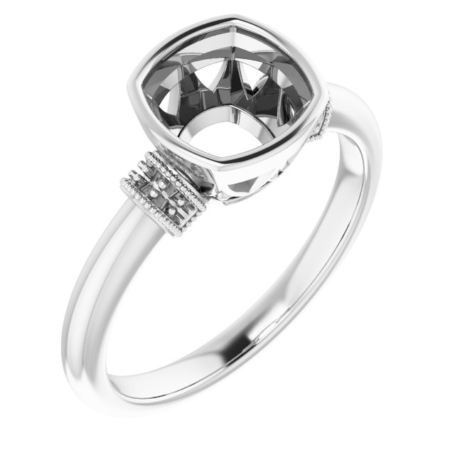 Bezel-Set Accented Ring