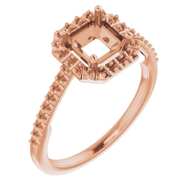 Halo-Style Engagement Ring