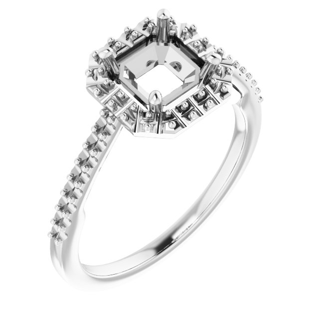Halo-Style Engagement Ring