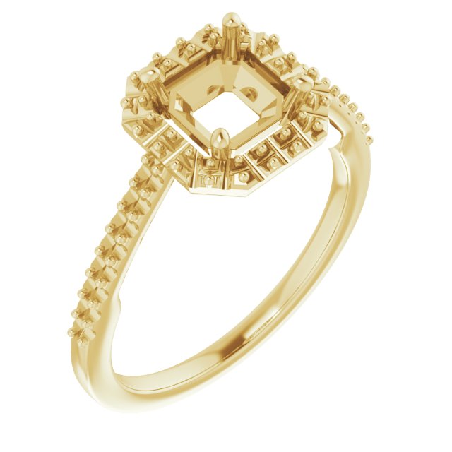 Halo-Style Engagement Ring