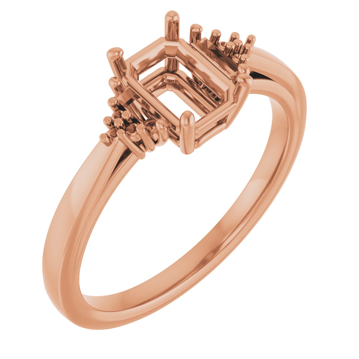 Accented Engagement Ring