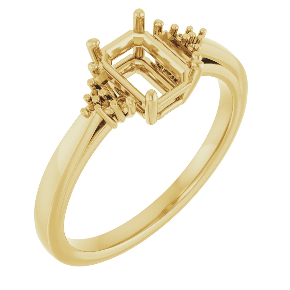 Accented Engagement Ring