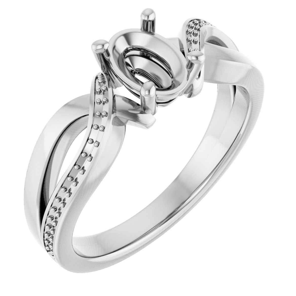 Accented Engagement Ring