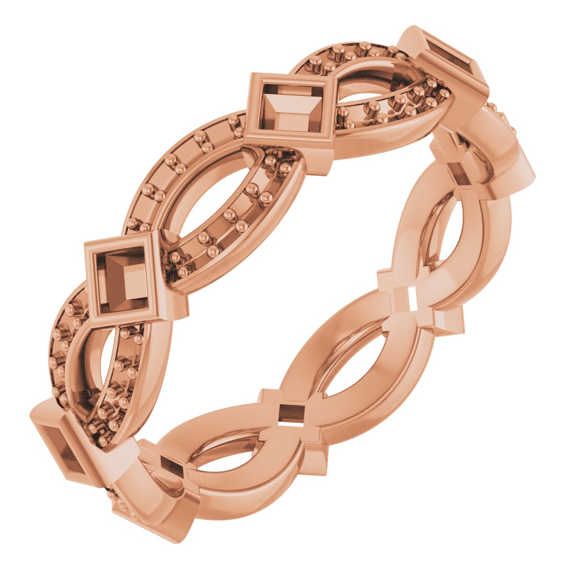 Infinity-Inspired Eternity Band