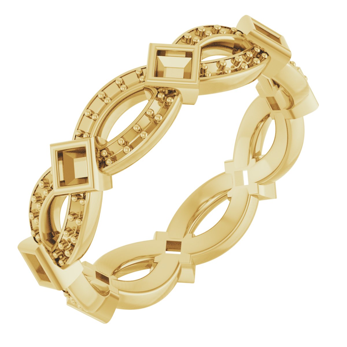 Infinity-Inspired Eternity Band