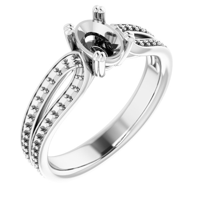 Accented Engagement Ring