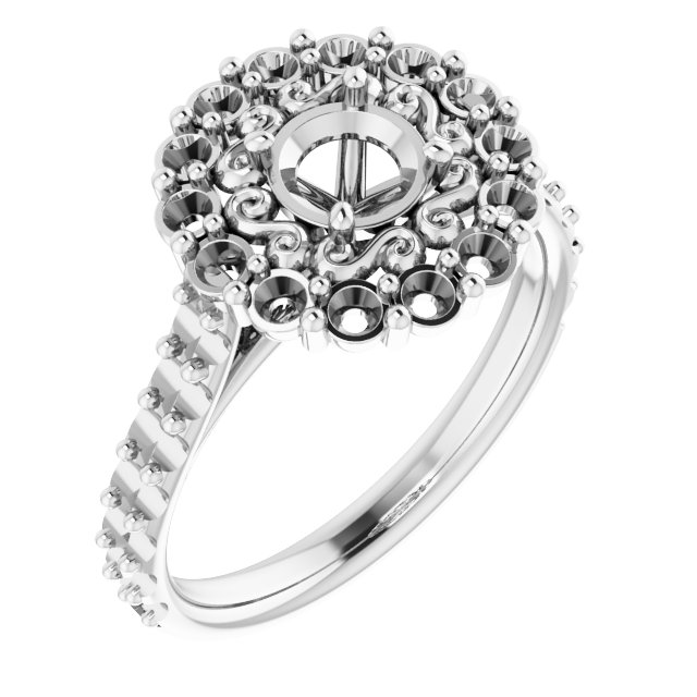 Halo-Style Engagement Ring