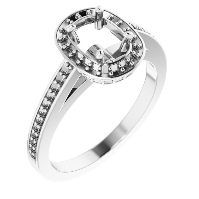 Halo-Style Engagement Ring