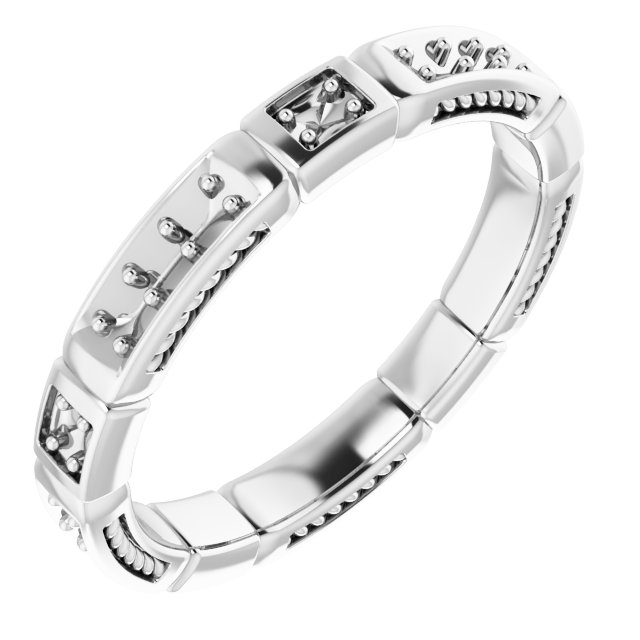 Platinum .33 CTW Diamond Eternity Band Size 6 Ref 12404262