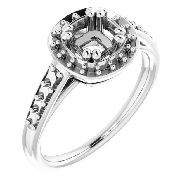 Halo-Style Engagement Ring