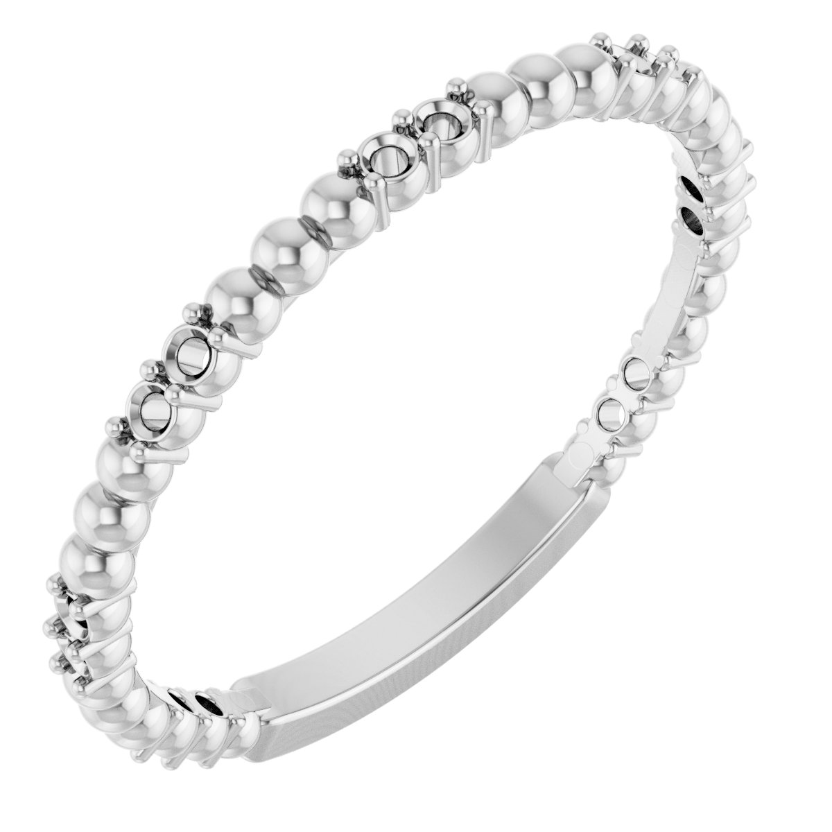 Platinum 1/6 CTW Diamond Anniversary Band