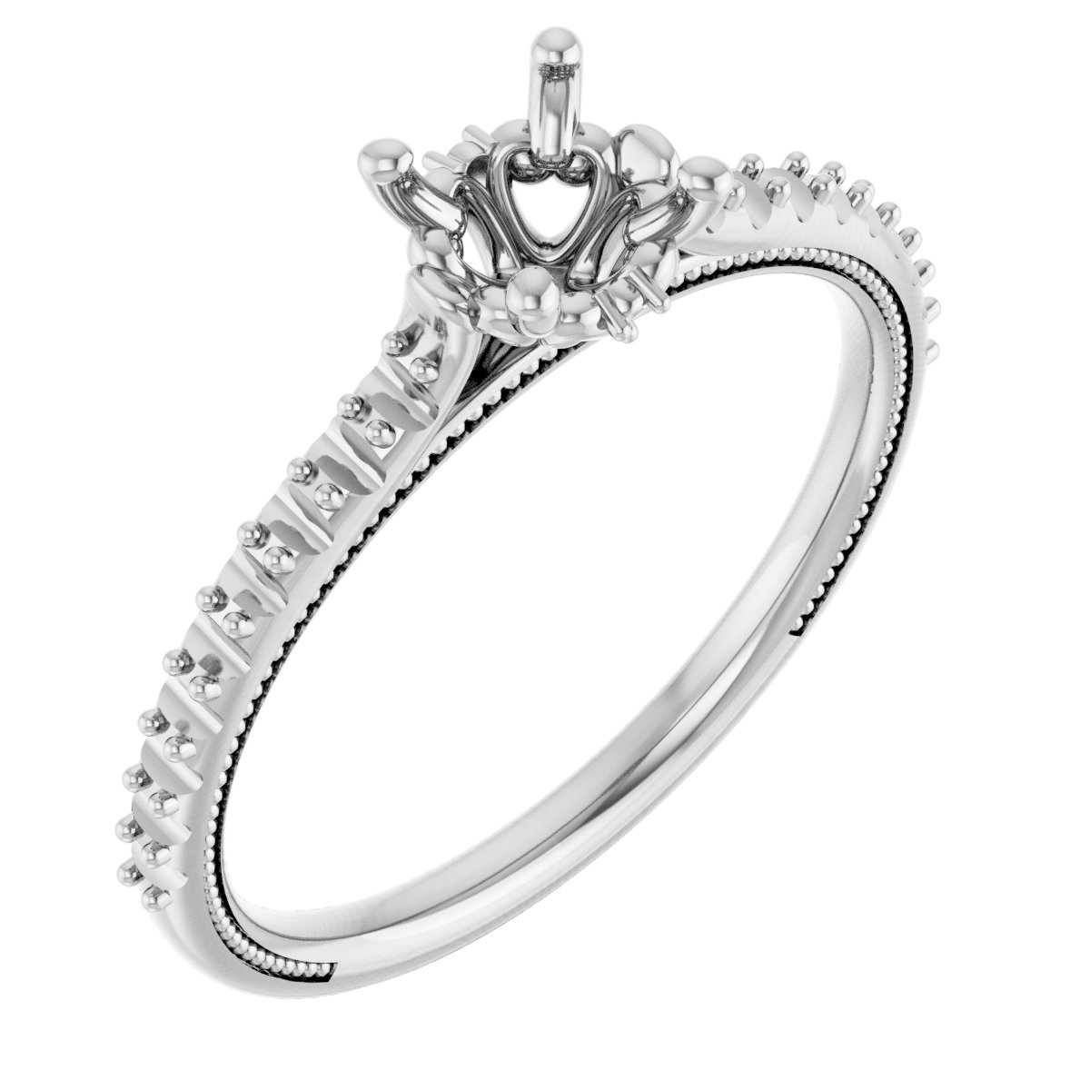 Accented Engagement Ring